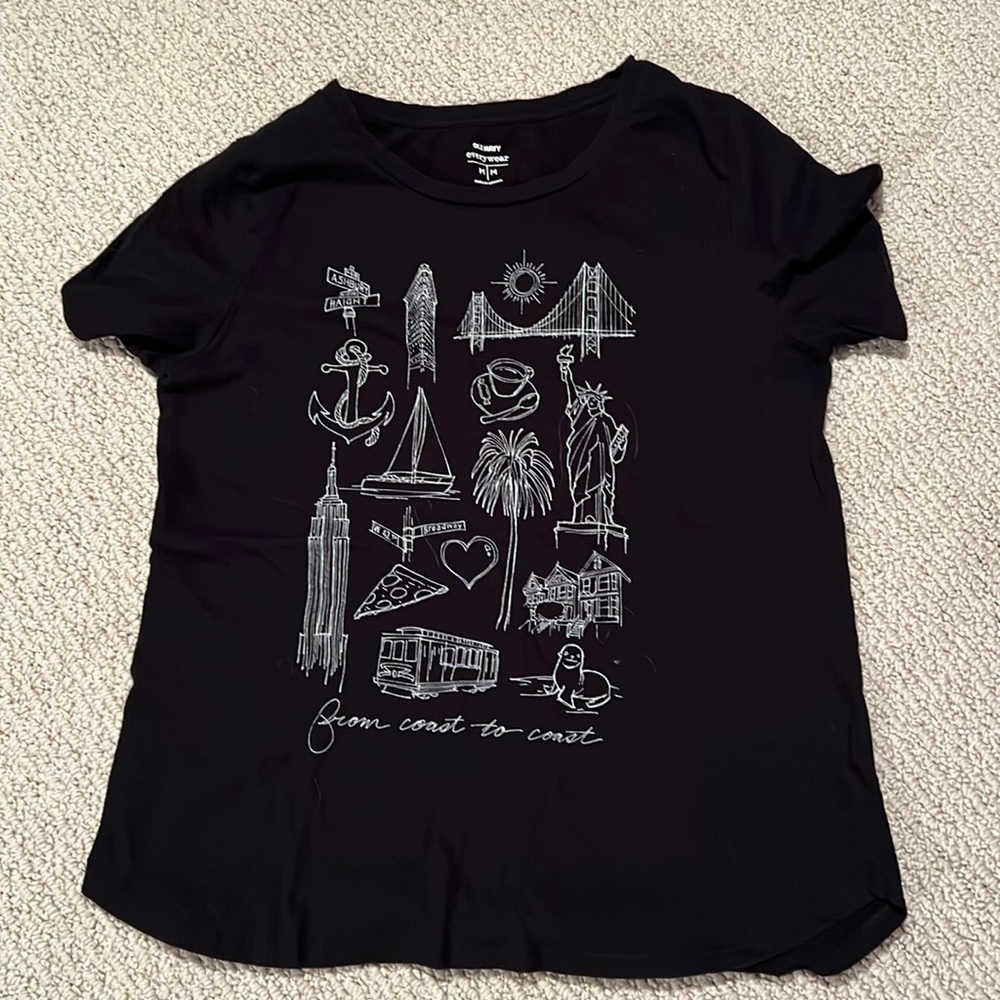 Old Navy Graphic Tee “From Coast to Coast”